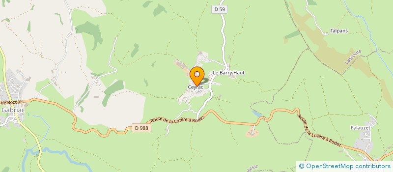 localisation de l'entreprise MONSIEUR ANDRE LADET  GABRIAC