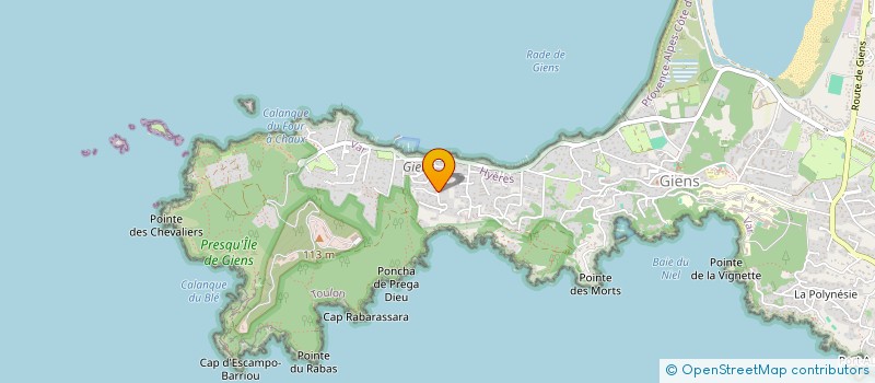 localisation de l'entreprise MONSIEUR ANDRE LADURELLE à HYERES