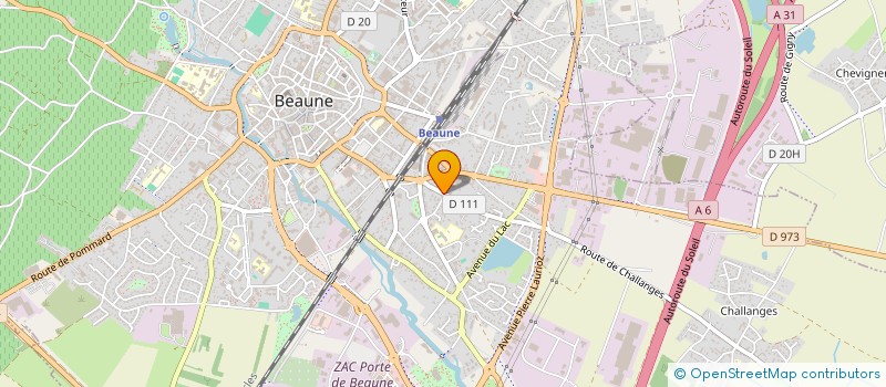 localisation de l'entreprise MONSIEUR ANDRE LAFARGUE  BEAUNE