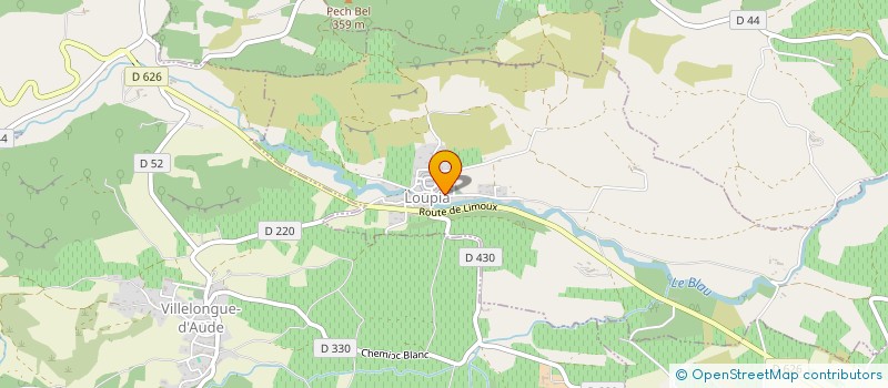 localisation de l'entreprise MONSIEUR ANDRE LAFFONT  LIMOUX