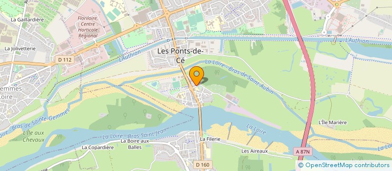 localisation de l'entreprise MONSIEUR ANDRE LAFLEUR à LES PONTS-DE-CE