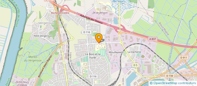 localisation de l'entreprise MONSIEUR ANDRE LAFOND  ROCHEFORT