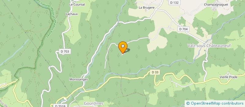 localisation de l'entreprise MONSIEUR ANDRE LAFONT  LE VERNET-CHAMEANE