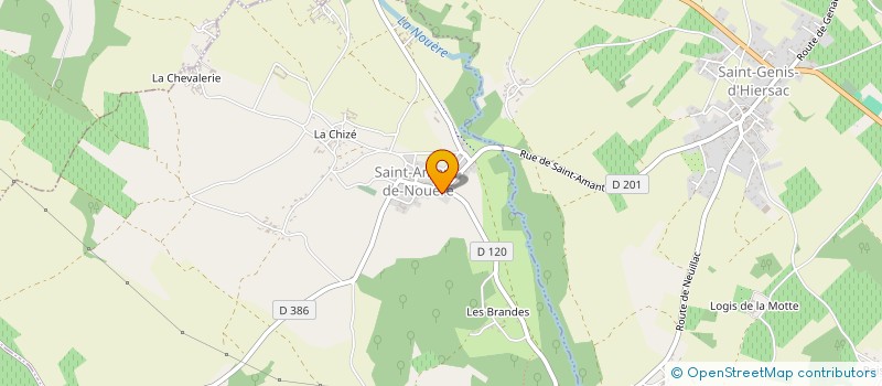 localisation de l'entreprise MONSIEUR ANDRE LAGARDE à SAINT-AMANT-DE-NOUERE