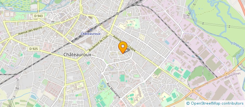 localisation de l'entreprise MONSIEUR ANDRE LAGONOTTE à CHATEAUROUX