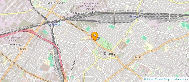 localisation de l'entreprise MONSIEUR ANDRE LAGRENE à DRANCY