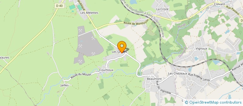 localisation de l'entreprise MONSIEUR ANDRE LAMBRUN à ARCHIGNAT