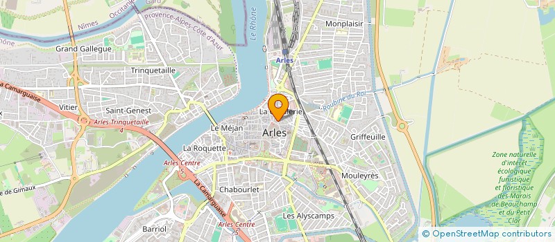 localisation de l'entreprise MONSIEUR ANDRE LAMIELLE  ARLES