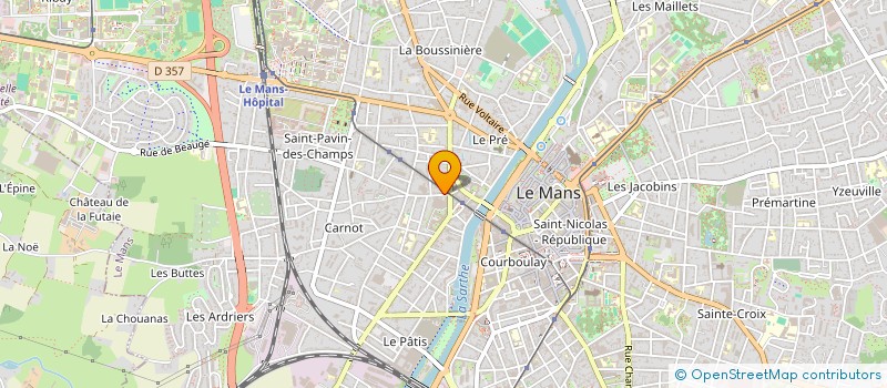 localisation de l'entreprise MONSIEUR ANDRE LAMY à LE MANS