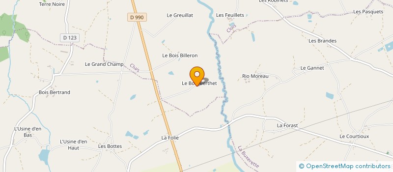localisation de l'entreprise MONSIEUR ANDRE LAMY à CLUIS