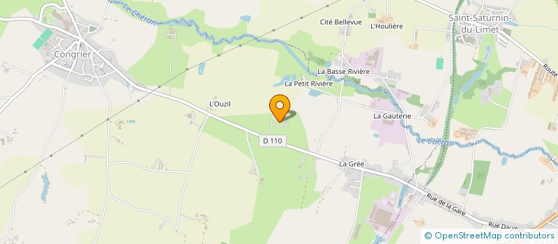 localisation de l'entreprise MONSIEUR ANDRE LANCELOT  CONGRIER