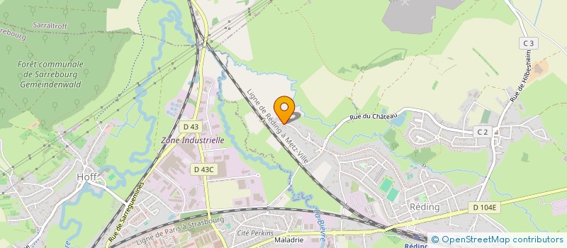 localisation de l'entreprise MONSIEUR ANDRE LANFRIT à REDING