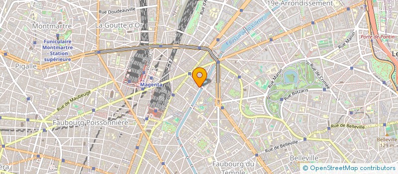 localisation de l'entreprise MONSIEUR ANDRE LANGEVIN  PARIS