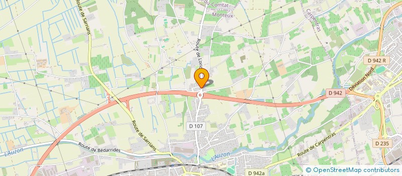 localisation de l'entreprise MONSIEUR ANDRE LAPLACE à MONTEUX