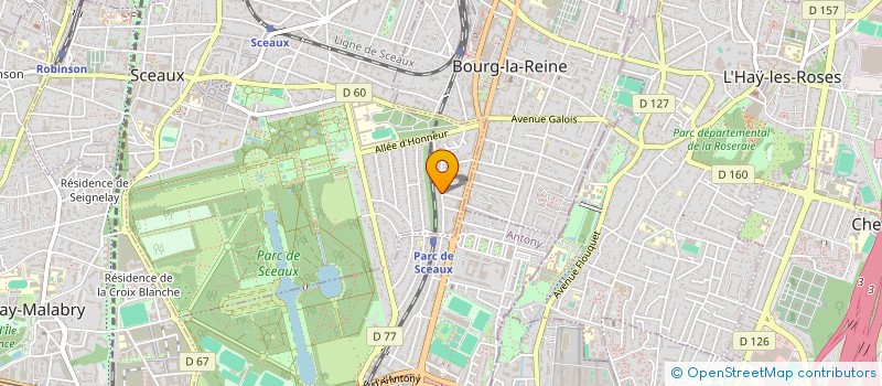 localisation de l'entreprise MONSIEUR ANDRE LARDON à SCEAUX