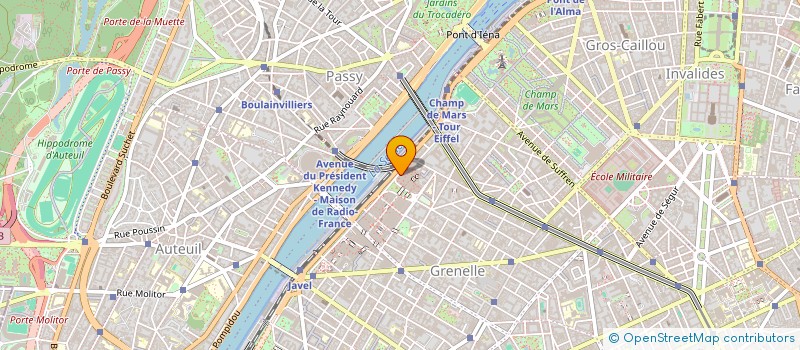 localisation de l'entreprise MONSIEUR ANDRE LASFARGUES  PARIS