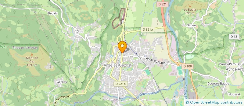 localisation de l'entreprise MONSIEUR ANDRE LATAPIE  AYZAC-OST