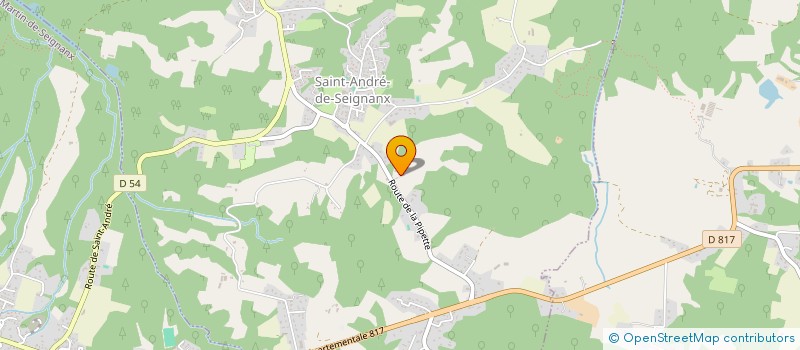 localisation de l'entreprise MONSIEUR ANDRE LATXAGUE  SAINT-ANDRE-DE-SEIGNANX