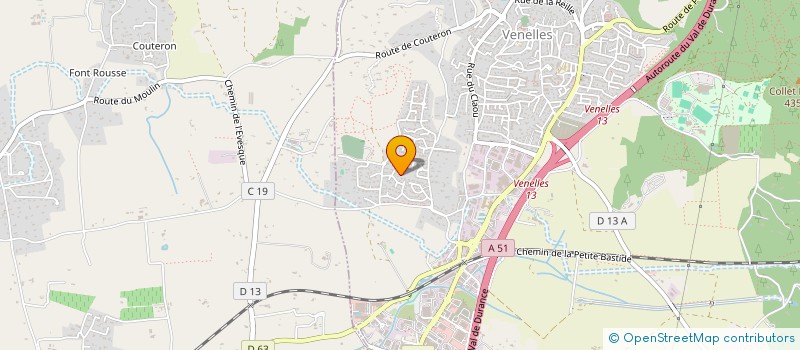 localisation de l'entreprise MONSIEUR ANDRE LAUGIER  VENELLES
