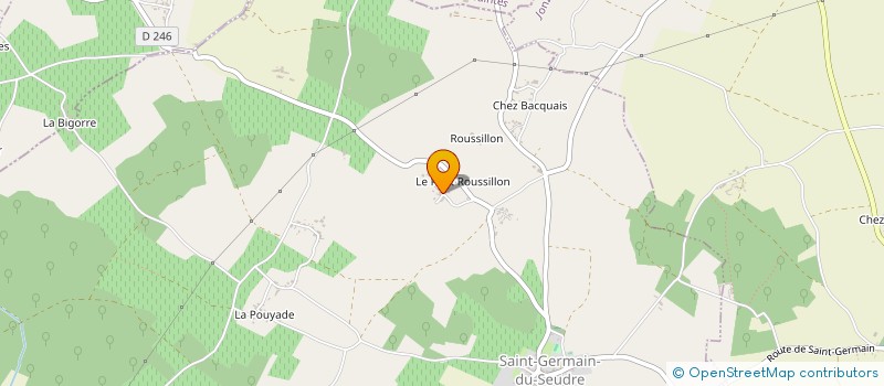 localisation de l'entreprise MONSIEUR ANDRE LAURENT  SAINT-GERMAIN-DU-SEUDRE