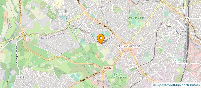 localisation de l'entreprise MONSIEUR ANDRE LAURENT RAYBAUD à MONTPELLIER