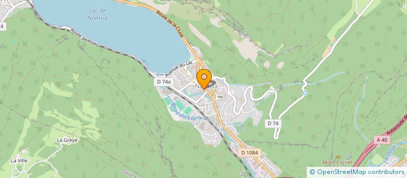 localisation de l'entreprise MONSIEUR ANDRE LE BRIS  NANTUA