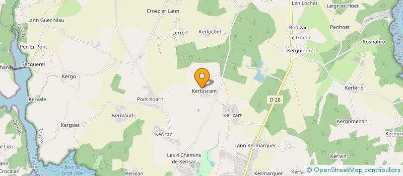 localisation de l'entreprise MONSIEUR ANDRE LE CHAPELAIN à CRACH