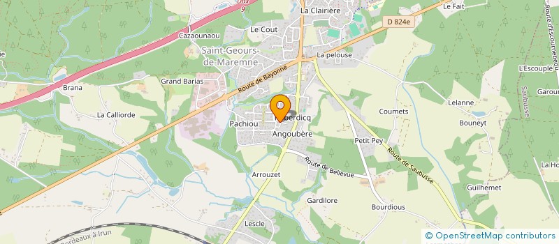 localisation de l'entreprise MONSIEUR ANDRE LE CHEVRETEL  SAINT-GEOURS-DE-MAREMNE