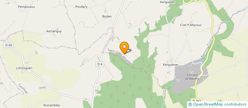 localisation de l'entreprise MONSIEUR ANDRE LE COENT  SAINT-GILLES-PLIGEAUX