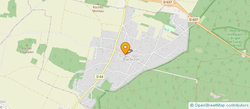 localisation de l'entreprise MONSIEUR ANDRE LE COMMANDOUX à BARBIZON