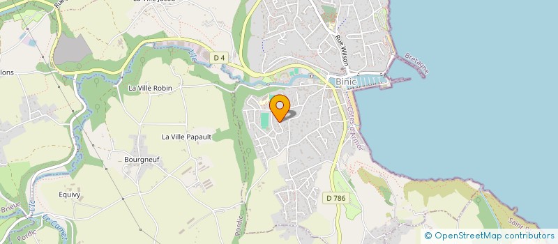 localisation de l'entreprise MONSIEUR ANDRE LE COZ  BINIC-ETABLES-SUR-MER