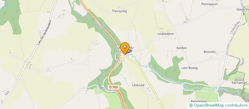 localisation de l'entreprise MONSIEUR ANDRE LE DOUCEN  MOTREFF