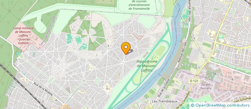 localisation de l'entreprise MONSIEUR ANDRE LE DUFF  MAISONS-LAFFITTE