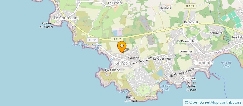 localisation de l'entreprise MONSIEUR ANDRE LE FRENE à PLOEMEUR