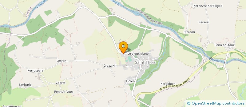 localisation de l'entreprise MONSIEUR ANDRE LE GALL à CHATEAUNEUF-DU-FAOU