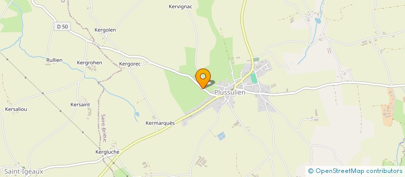 localisation de l'entreprise MONSIEUR ANDRE LE GALL  PLUSSULIEN