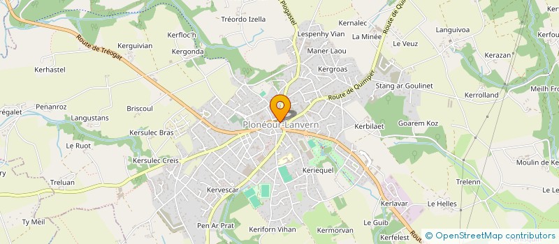 localisation de l'entreprise MONSIEUR ANDRE LE GARREC  PLONEOUR-LANVERN