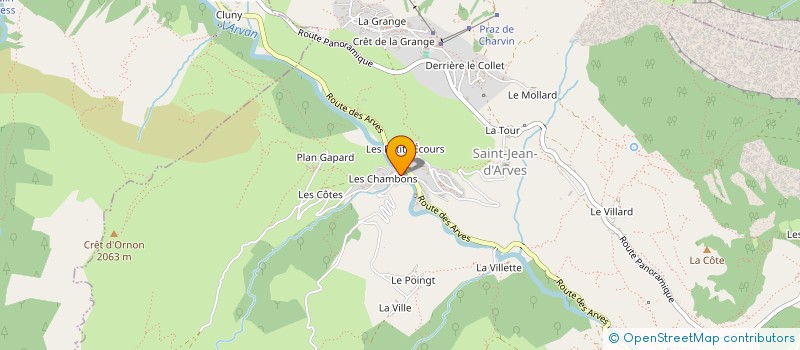 localisation de l'entreprise MONSIEUR ANDRE LE GARZIC  SAINT SORLIN D'ARVES