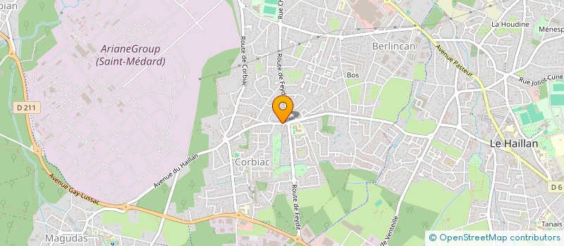 localisation de l'entreprise MONSIEUR ANDRE LE GAUFFRE  SAINT-MEDARD-EN-JALLES