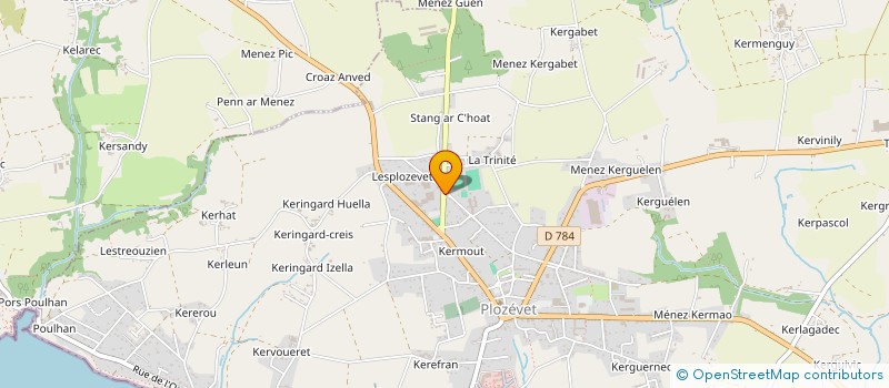localisation de l'entreprise MONSIEUR ANDRE LE GOUIL à PLOZEVET