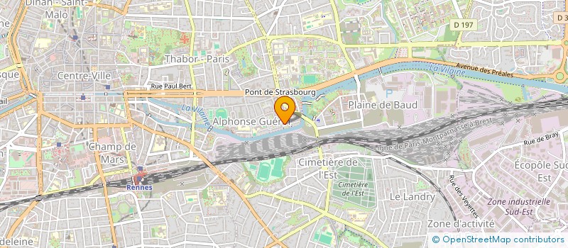 localisation de l'entreprise MONSIEUR ANDRE LE LAGADEC  RENNES