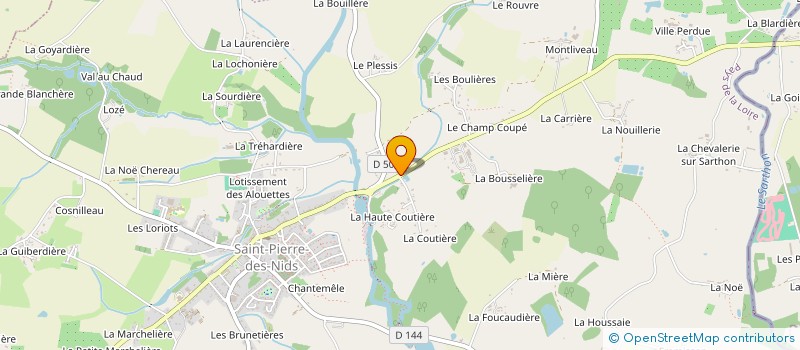 localisation de l'entreprise MONSIEUR ANDRE LE MONNIER  SAINT-PIERRE-DES-NIDS