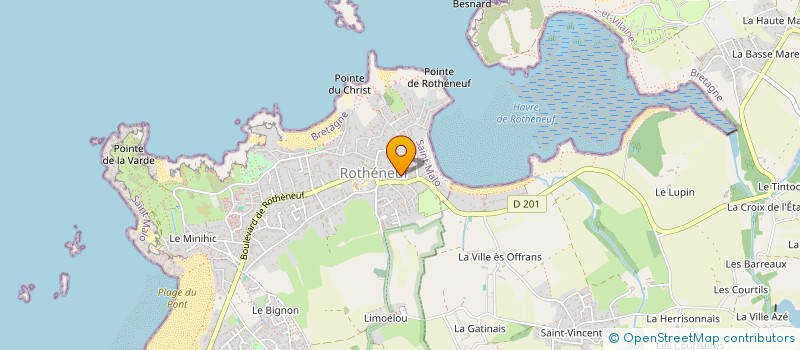 localisation de l'entreprise MONSIEUR ANDRE LE PANT à SAINT-MALO