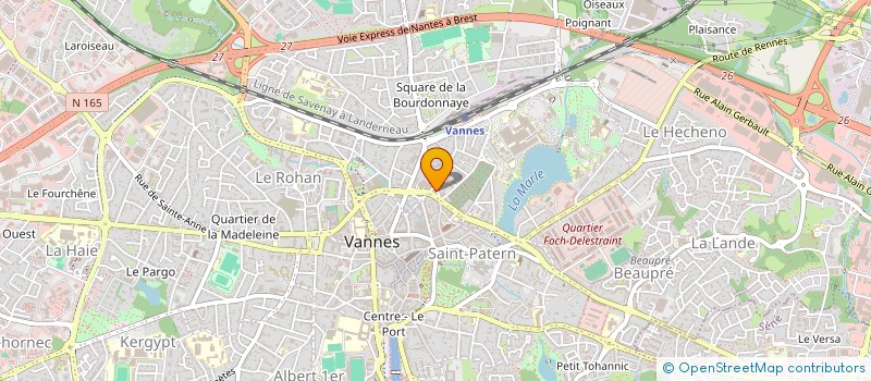 localisation de l'entreprise MONSIEUR ANDRE LE QUINTREC à VANNES