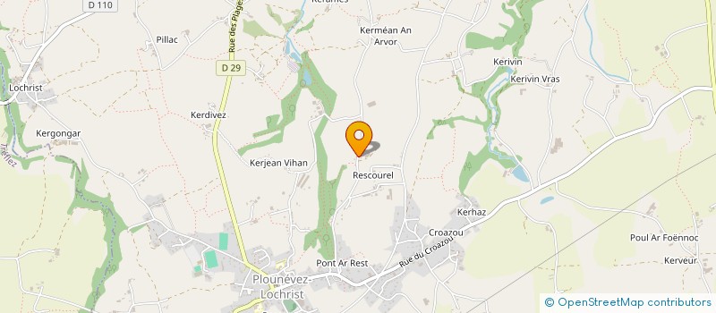 localisation de l'entreprise MONSIEUR ANDRE LE SAINT  PLOUNEVEZ-LOCHRIST