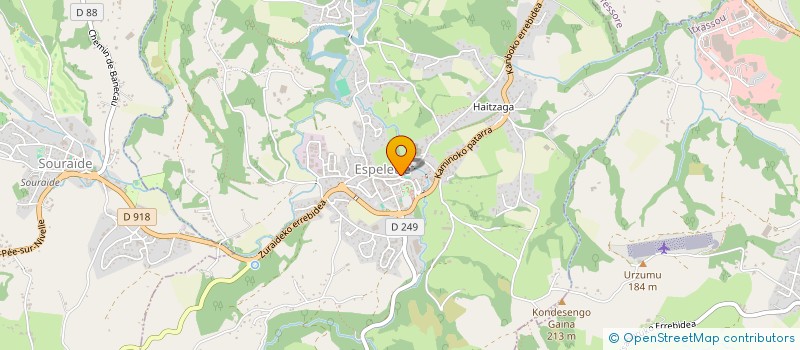 localisation de l'entreprise MONSIEUR ANDRE LE SAUCE  ESPELETTE