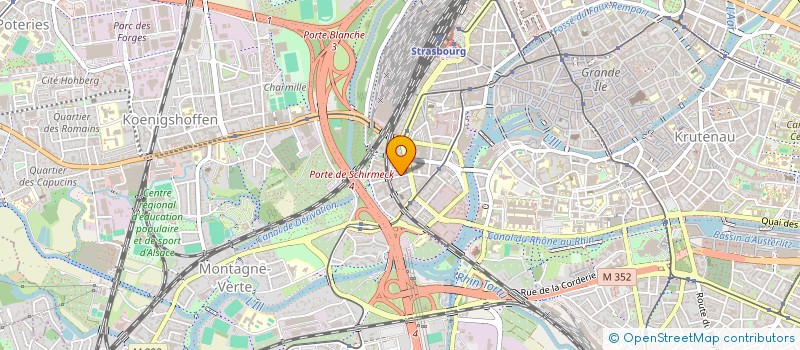 localisation de l'entreprise MONSIEUR ANDRE LEBEURIER à STRASBOURG
