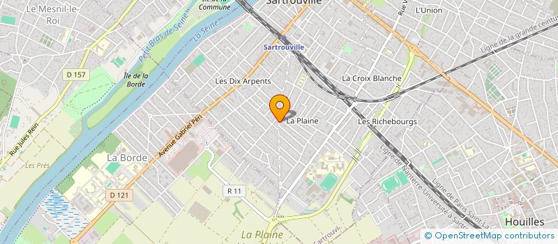 localisation de l'entreprise MONSIEUR ANDRE LEBIHAN  SARTROUVILLE