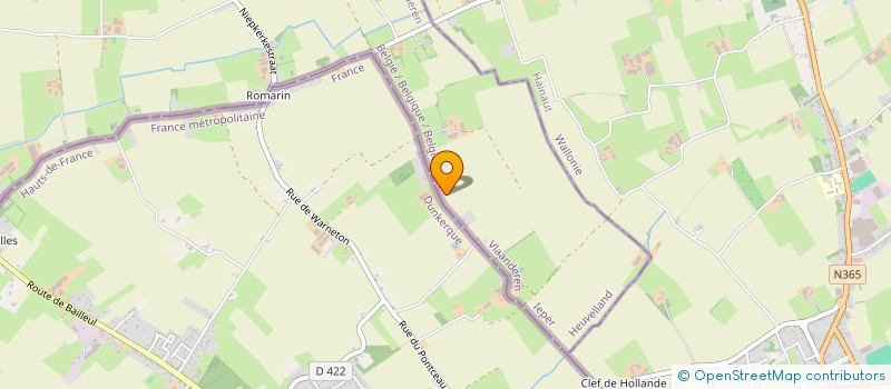 localisation de l'entreprise MONSIEUR ANDRE LEBLEU à NIEPPE
