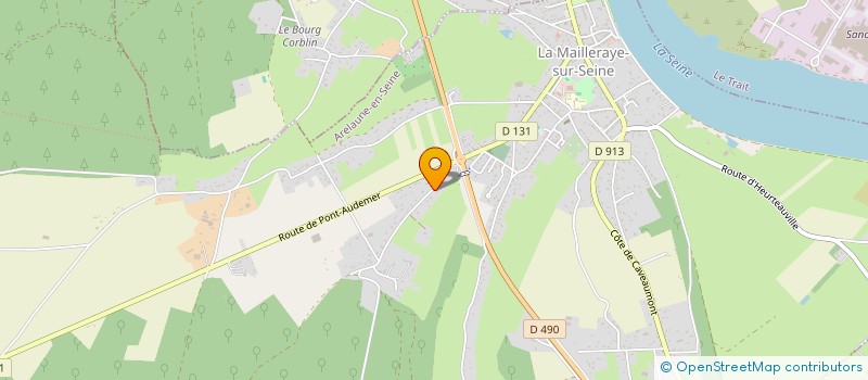 localisation de l'entreprise MONSIEUR ANDRE LEBORGNE  YEBLERON